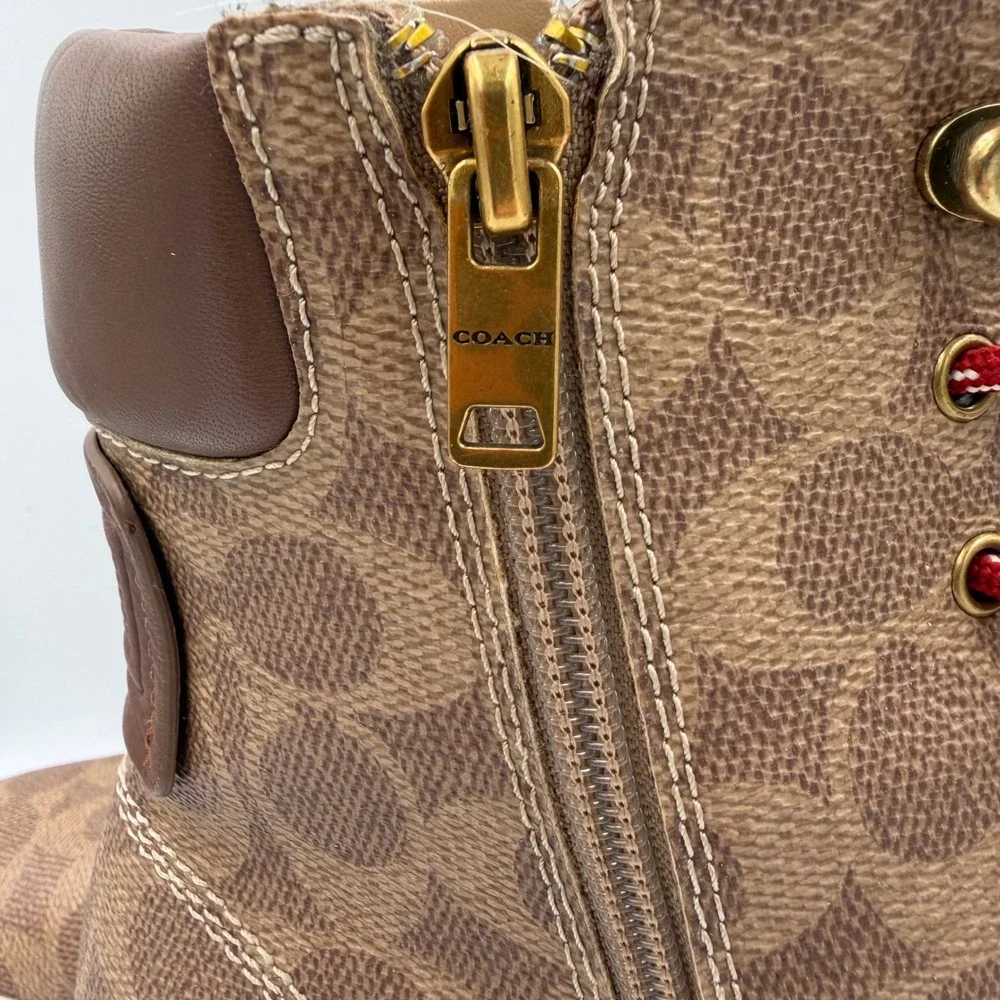 Coach combat boots